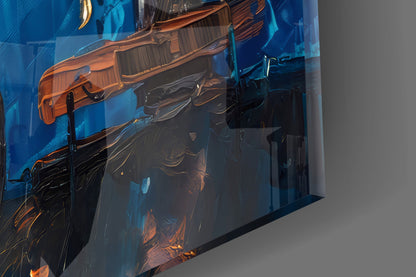 Solitude and Peace Glass Wall Art || Designer Collection