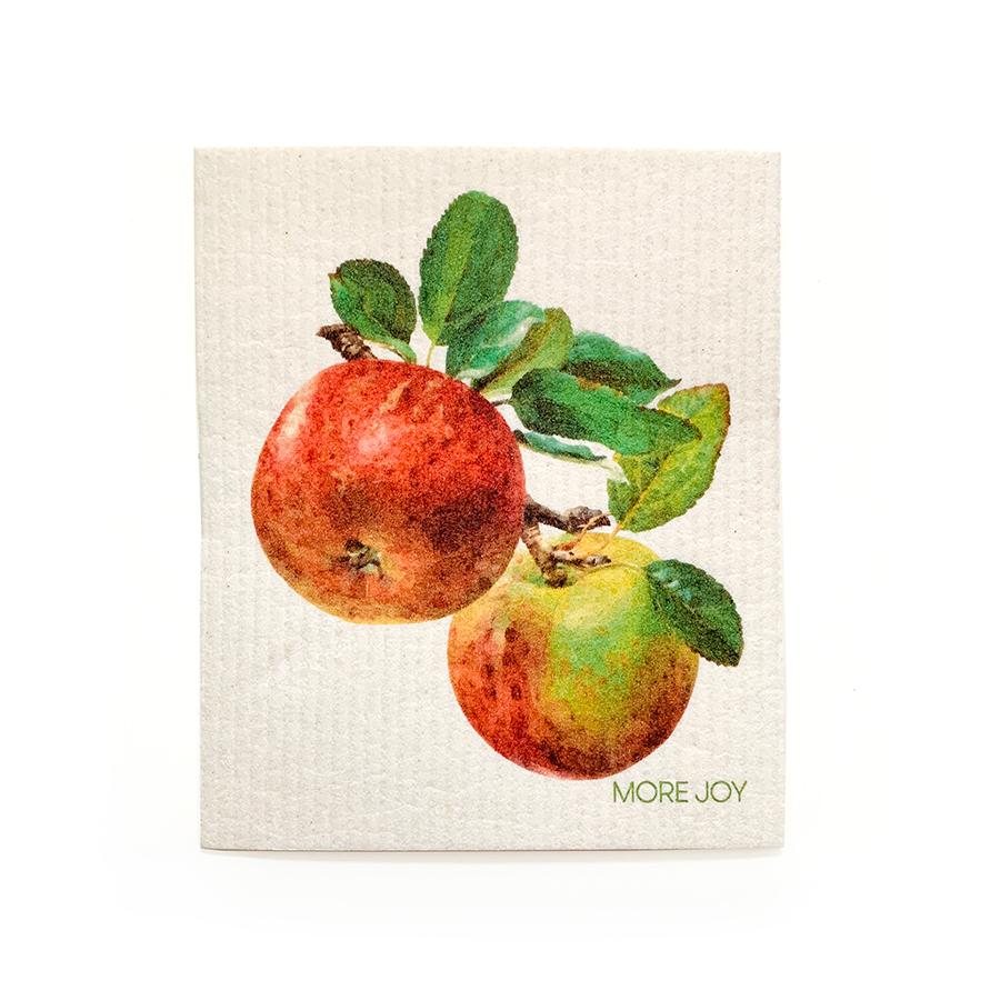 Apples Swedish Dishcloth |  Red & green (fall)
