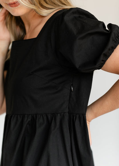 Ava Square Neck Midi Dress