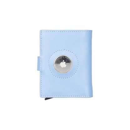 Palertag Zip Mechanical Leather Card Holder with AirTag Slot