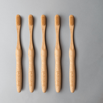 Bamboo Toothbrush Bundle - 5-Pack for Eco-Friendly Oral Care