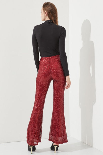Jade By Jane High Waist Sequin Pants