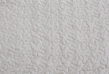 DaDa Bedding Rustic Grey Mosaic Distressed Medallion Reversible Quilted Bedspread Set (SD16299)