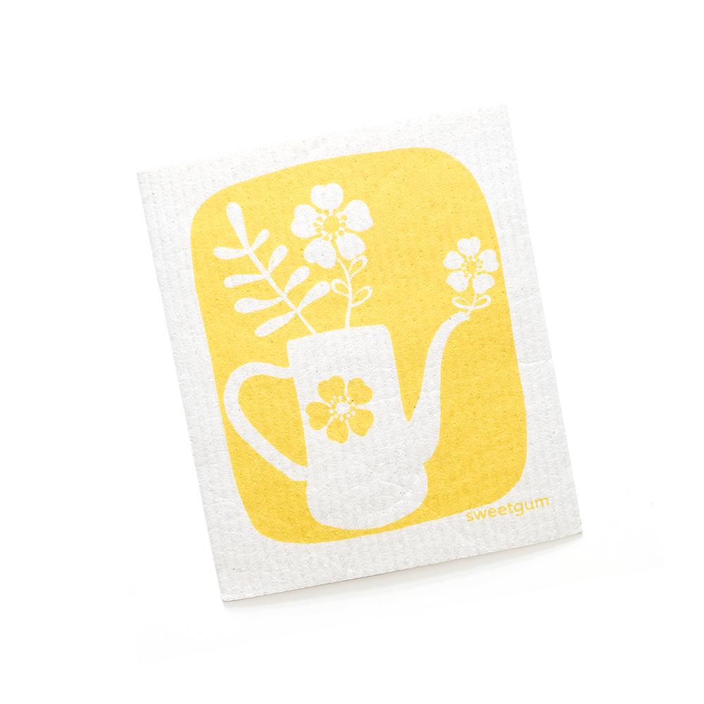 Bloom Tea Towel + 2 Swedish Dishcloths Bundle