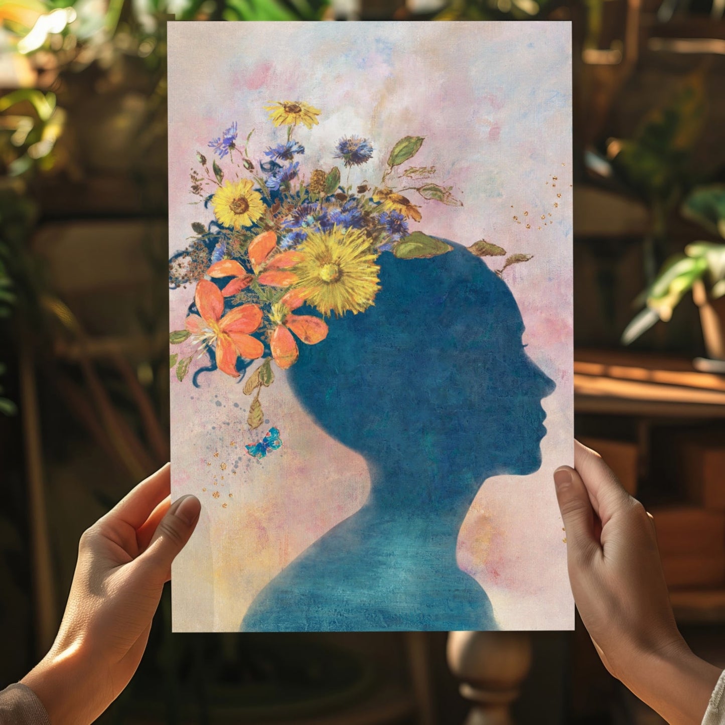 Woman Aluminum Print