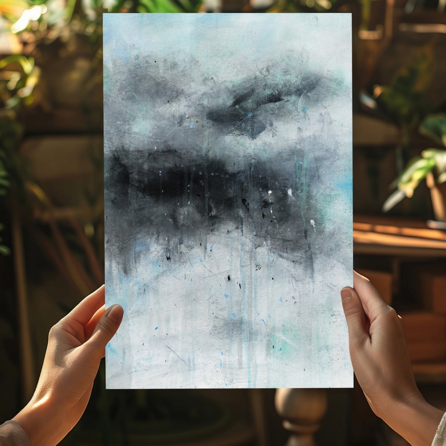 Abstract Aluminum Print