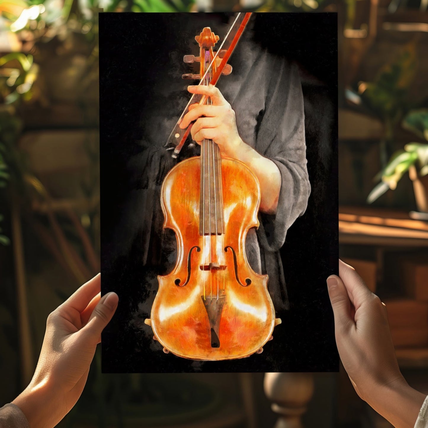 Violine Aluminum Print