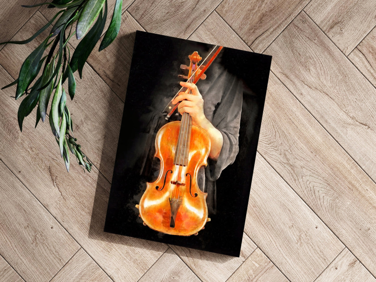 Violine Aluminum Print