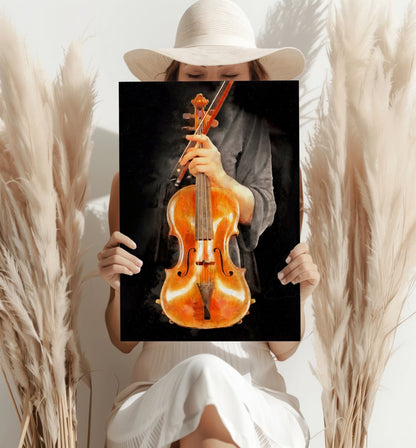 Violine Aluminum Print