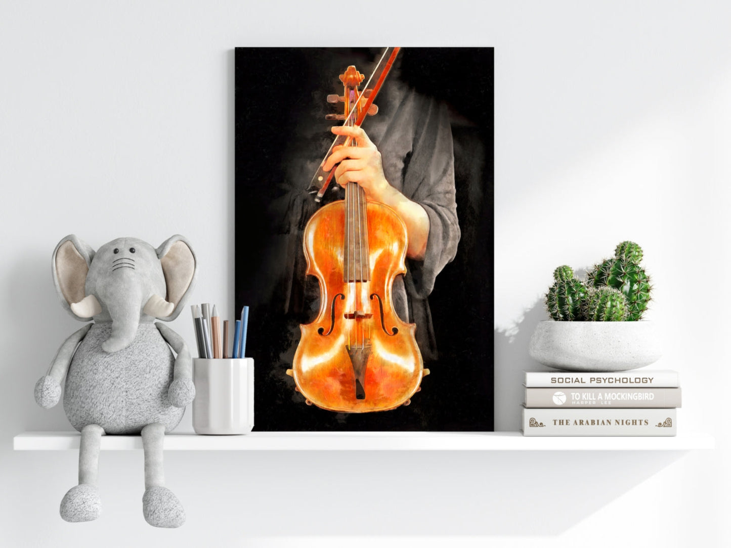Violine Aluminum Print