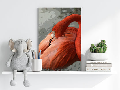 Flamingo Aluminum Print