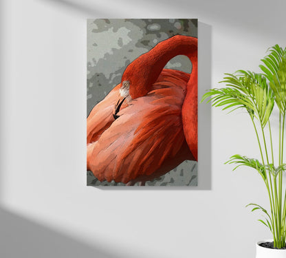Flamingo Aluminum Print