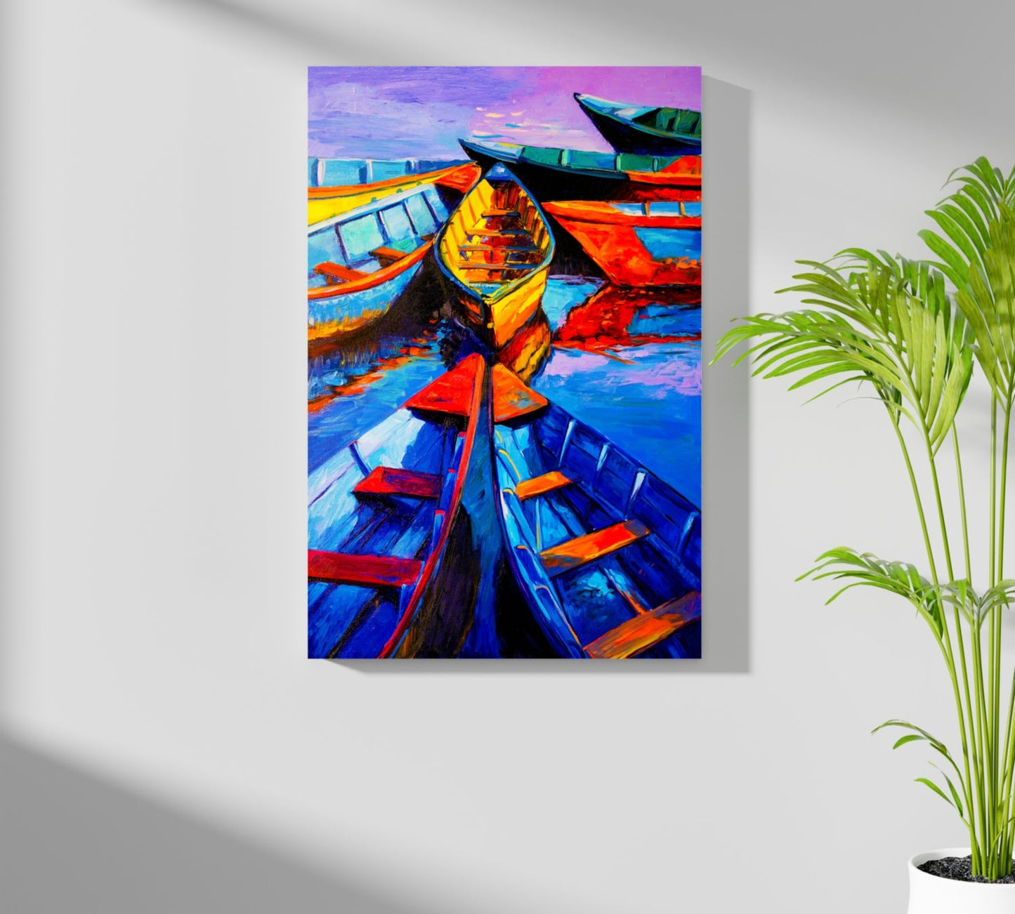 Kayaks Aluminum Print