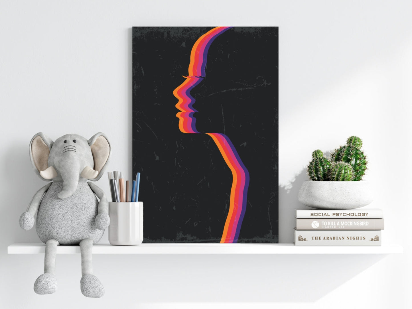 Faces Aluminum Print