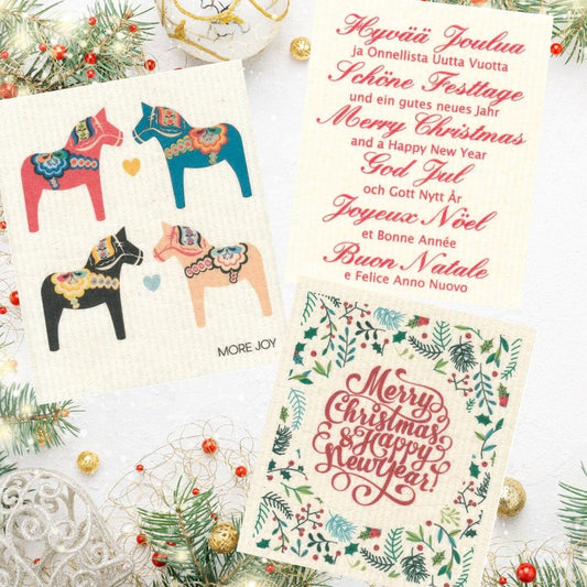 Bundle of 3 Swedish Dishcloths | Glad Tidings from Around the World