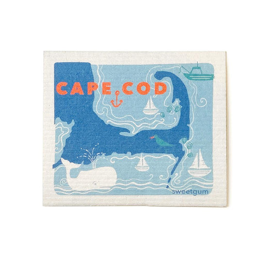 Cape Cod Swedish Dishcloth | Blue | Sweetgum Home