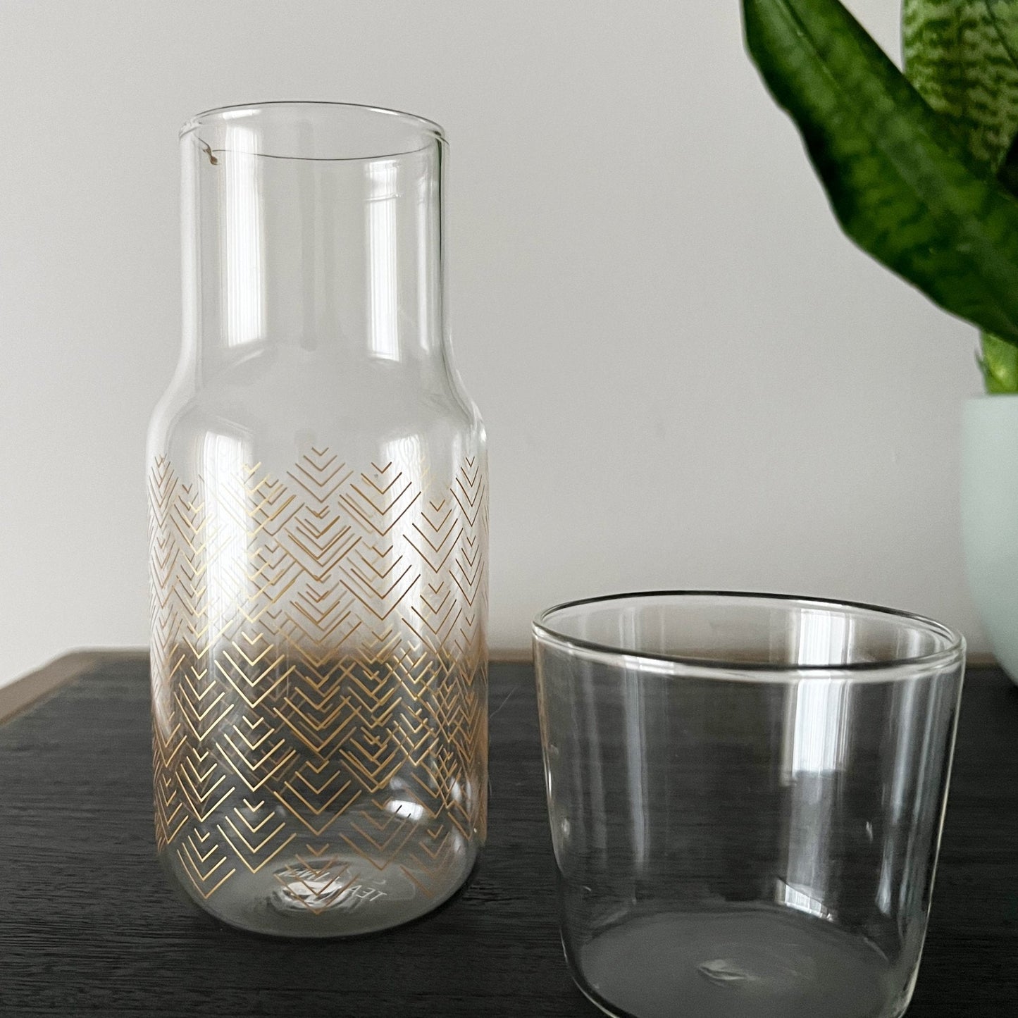 Chevron Bedside Carafe