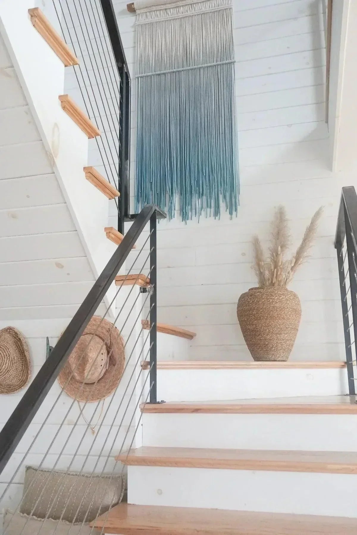 Decorative Jars / Vases of Seagrass Rope