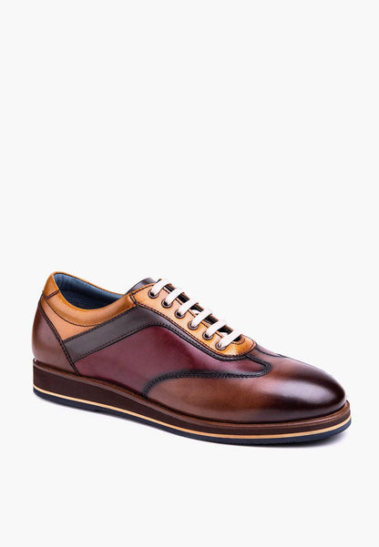 Sepol Denver Men's Leather Sneaker Multicolor