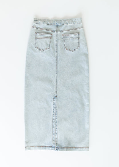 Donna Maxi Denim Skirt