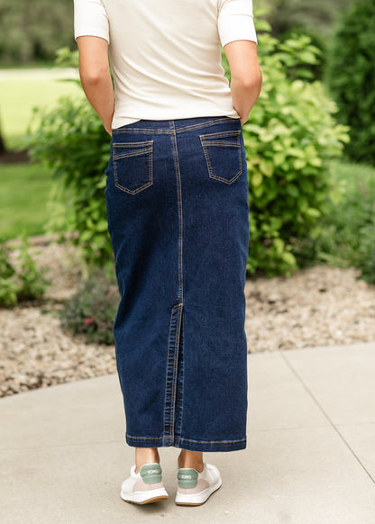 Donna Maxi Denim Skirt