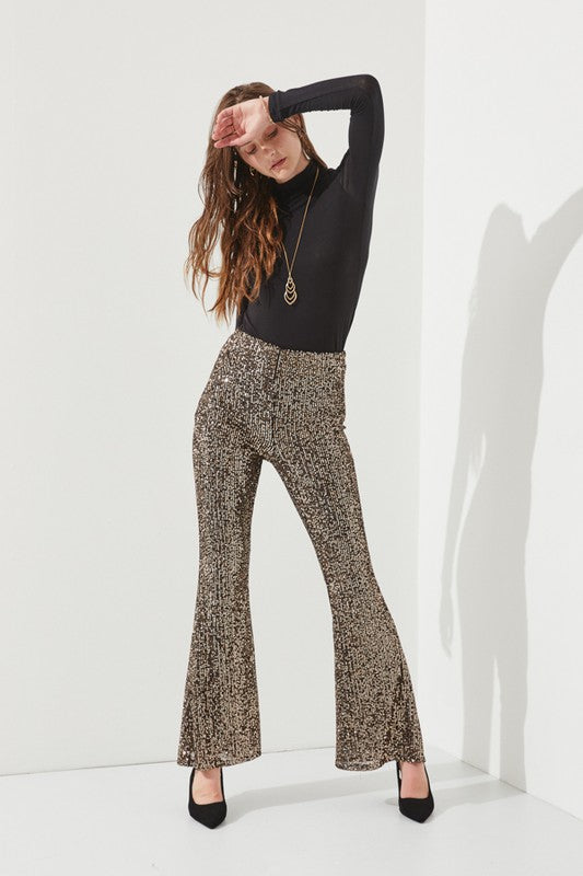 Jade By Jane High Waist Sequin Pants