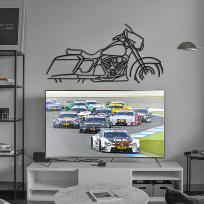 Harley Davidson Street Glide Metal Motorcycle Wall Art - MT1094