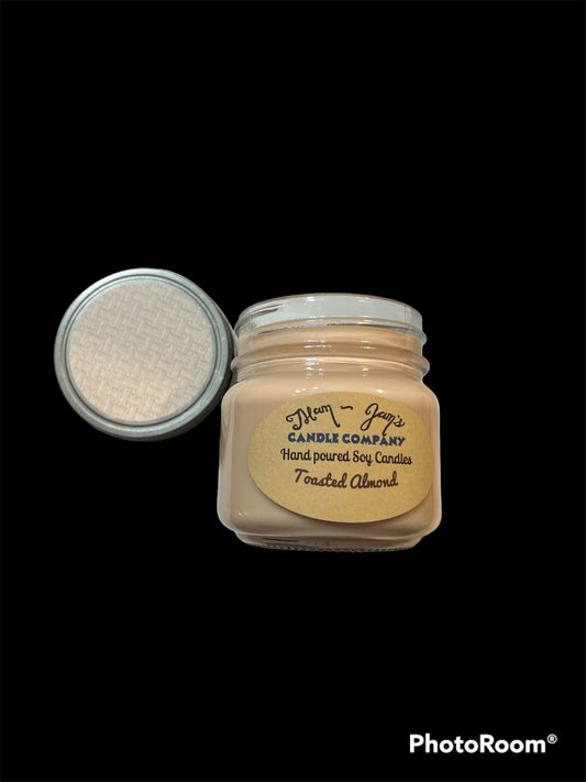 Toasted Almond Soy Candle – Warm & Nutty Comfort Scent | Mam Jam’s