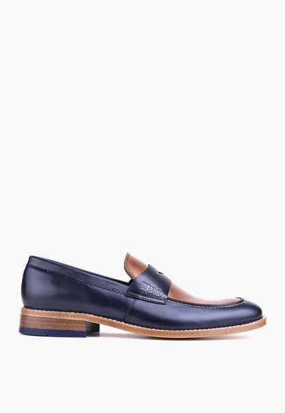 Sepol Lucca Men's Loafer Navy-Beige