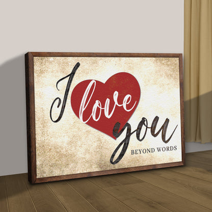 Valentine Beyond Words Sign