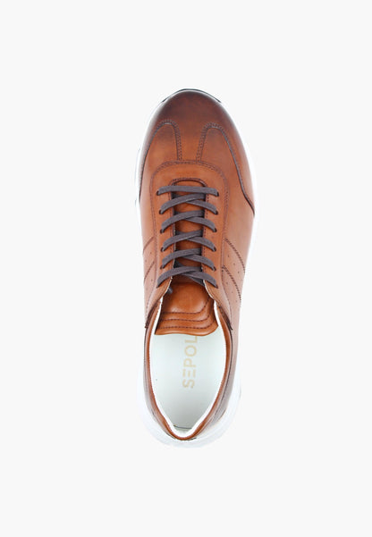 Sepol Madison Men's Sneaker Cognac