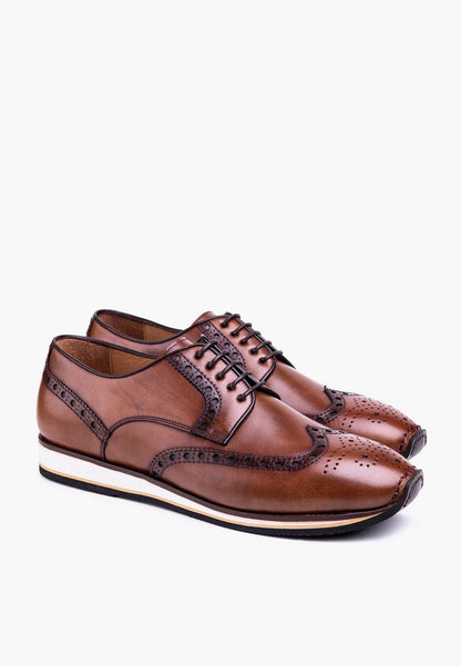 Sepol Milan Men's Sneaker Cognac