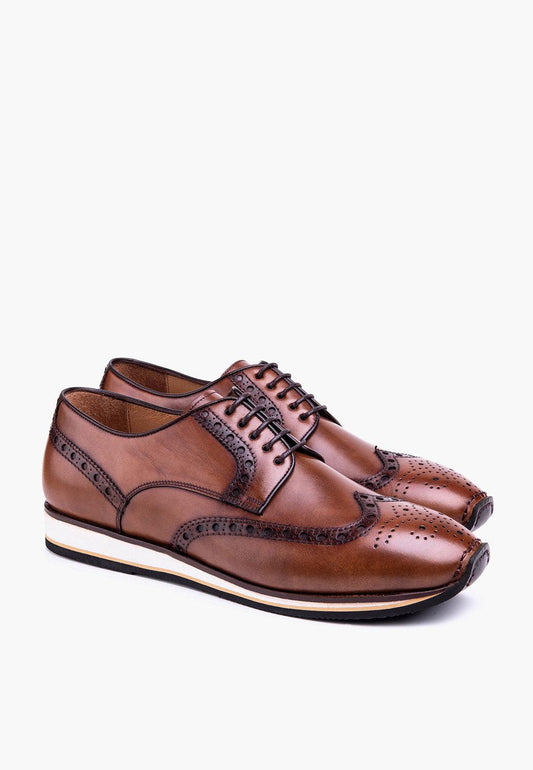 Sepol Milan Men's Sneaker Cognac