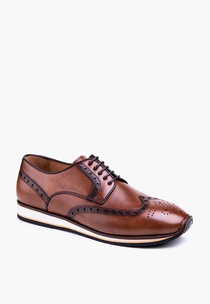 Sepol Milan Men's Sneaker Cognac