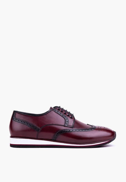 Sepol Milan Men's Sneaker Burgundy
