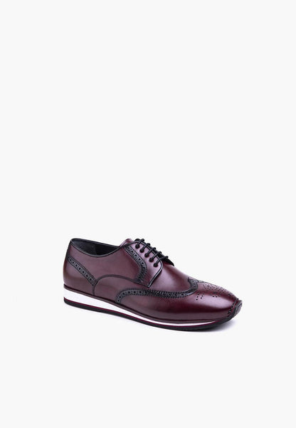 Sepol Milan Men's Sneaker Burgundy