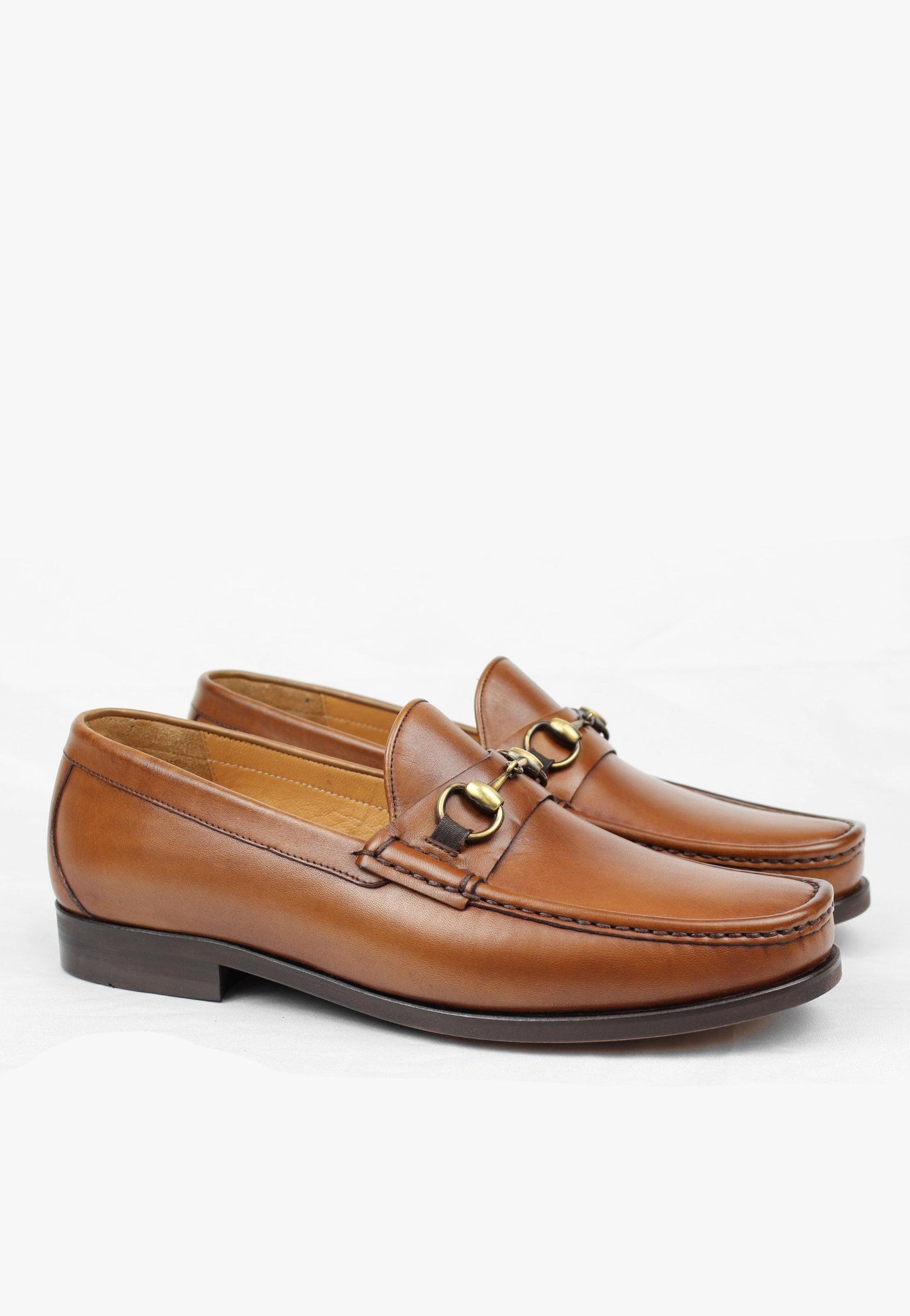 Sepol Men's Moccasini Cognac
