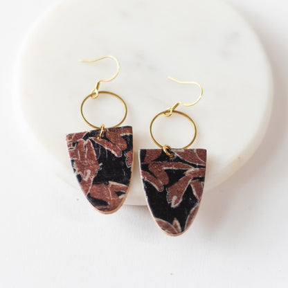 Moody Black Francis Earrings