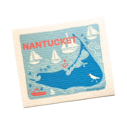 Nantucket Swedish Dishcloth | Blue | Sweetgum Home