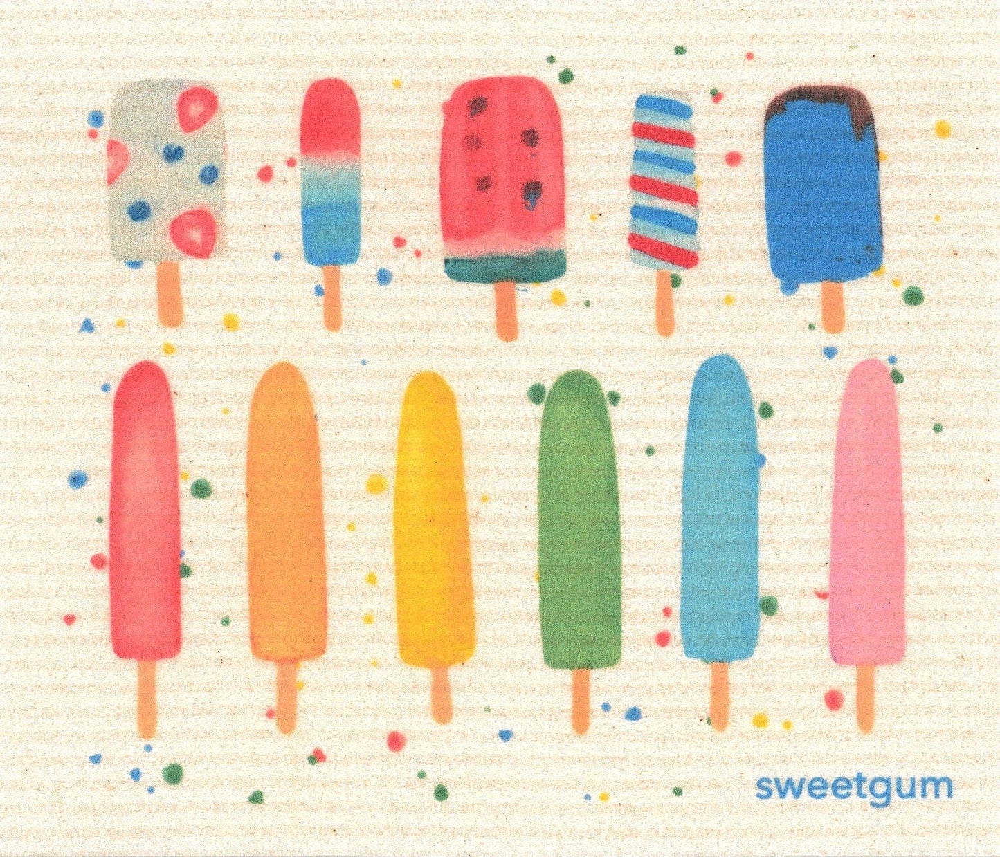 Popsicles Swedish dishcloth