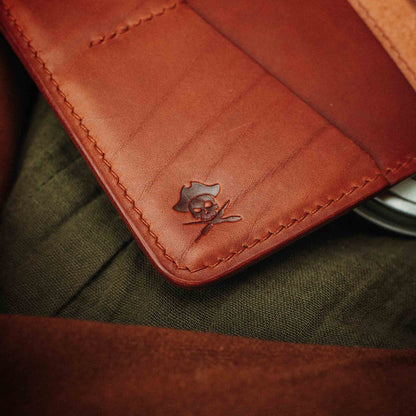 Passport Travel Wallet - Quartermaster v2 | Leather Velcro Organizer | Field Notes Holder