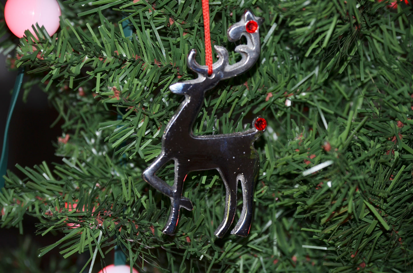 Reindeer Christmas Ornament Set of 4