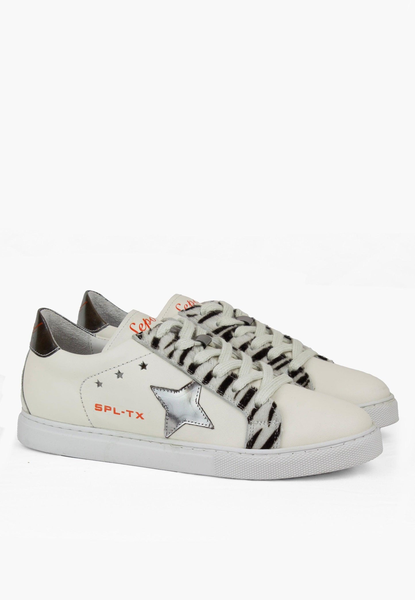 Sepol Women's Star Sneaker White