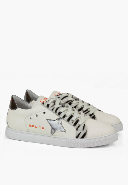 Sepol Women's Star Sneaker White