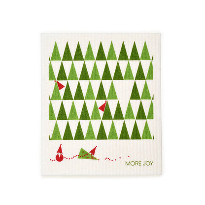 Stolen Christmas Tree Swedish Dishcloth | Elf on the Shelf