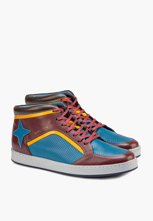 Sepol Urban Men's High Top Multicolor Sneaker