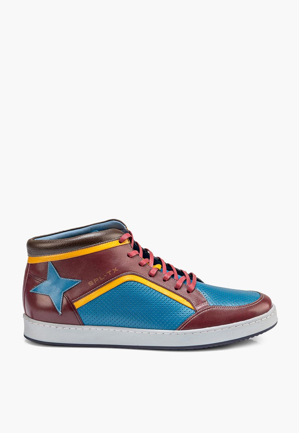 Sepol Urban Men's High Top Multicolor Sneaker