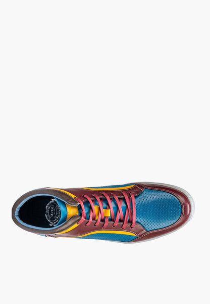 Sepol Urban Men's High Top Multicolor Sneaker