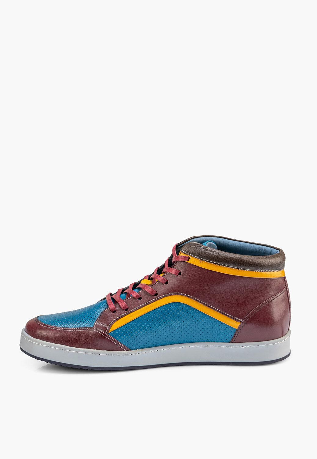 Sepol Urban Men's High Top Multicolor Sneaker