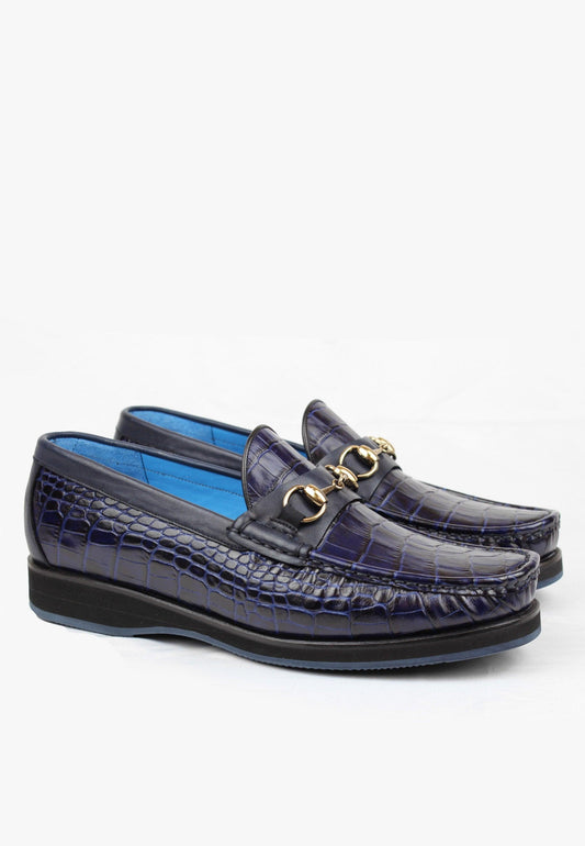 Sepol Men's New Moccasini Navy